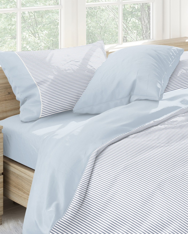 Juego de sábanas cama 150 - 135 - 105 - 90 - Hogar - Colores Combinados - 3  Piezas - Ropa de cama